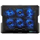 Cooler para notebook com 6 fans e led azul ac282