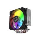 Cooler para Processador PCYES Tundra 120 Black Vulcan LED Rainbow TDP 160W ACTBKA120