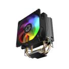 Cooler Para Processador Pcyes Tundra 90 Black Vulcan Led Rainbow Tdp 115W - Actbka90 Cooler Para Processador Pcyes Tundra 90 Black Vulcan Led Rainbow Tdp 115W - Actbka90