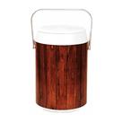Cooler Térmico Personalizado com Estampa de Madeira 22 Litros Para até 30 Latas de 350ml Estilo Praia - PA04021AI