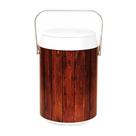 Cooler Térmico Personalizado Estampa de Madeira 22 Litros P até 30 Latas Cerveja PA04021AI