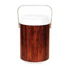 Cooler Térmico Personalizado Estampa de Madeira 22 Litros P até 30 Latas Cerveja PA04021AI