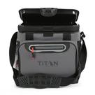 Cooler Titan da Arctic Zone Deep Freeze 16 latas de pele de tubarão cinza