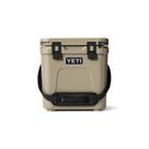 Cooler YETI Roadie 24 2.0 rígido com alça de ombro e bronzeado