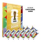Copa Do Mundo 2026 Album Ouro Dourado Mais 40 Envelopes Fifa World Cup, Panini Copa Do Mundo 2026 Album Ouro Dourado Mais 40 Envelopes Fifa World Cup, Panini