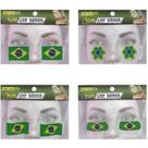Copa Do Mundo Adesivo Facial C/mini Pedras(s Pct.c/12 Copa Do Mundo Adesivo Facial C/mini Pedras(s Pct.c/12