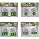 Copa Do Mundo Adesivo Facial C/mini Pedras(s Pct.c/12