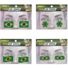 Copa do Mundo Adesivo Facial C/MINI Pedras(s PCT.C/12