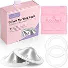 Copas de Lactancia Boboduck de Plata 925 con Anillo de Silicona Regular