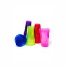 Copo 300ml descartável balada neon misto - ppt-330 neon - COPOBRAS