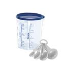 Copo 400ml medidor plast.trans inj