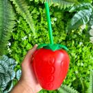 Copo 500ml com Canudo Estampa Morango
