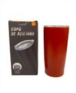 Copo Aço Inox Térmico 600ml VERMELHO LISO Copo Aço Inox Térmico 600ml VERMELHO LISO