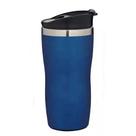 Copo Aço Inox Térmico Emborrachado 450 Ml Azul Mor Copo Aço Inox Térmico Emborrachado 450 Ml Azul Mor