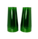 Copo acrilico 200ml verde escuro c/10un.