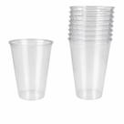 Copo acrilico 300ml cristal c/10un.