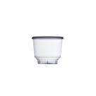 Copo Acrílico Crystal 110ml com Tampa PIC 110 Plastilânia Pacote 10 Unidades