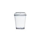 Copo Acrílico Crystal 40ml com Tampa PIC 040 Plastilânia Pacote 10 Unidades