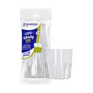 Copo Acrílico Whisky Cristal Strawplast 300ml 10 Unidades