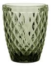 COPO ÁGUA 10x8x8cm 270ml VIDRO VERDE 6PÇ
