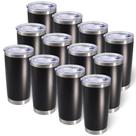 Copo AIANJI 600ml de aço inoxidável isolado a vácuo, pacote com 12 Copo AIANJI 600ml de aço inoxidável isolado a vácuo, pacote com 12