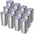 Copo AIANJI 600ml de aço inoxidável isolado a vácuo, pacote com 12 Copo AIANJI 600ml de aço inoxidável isolado a vácuo, pacote com 12