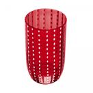 Copo alto acrilico orquidea vermelho 450ml unidade (9004091)