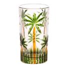 Copo Alto Palm Tree Handpaint 360ml Cristal Ecológico Wolff Copo Alto Palm Tree Handpaint 360ml Cristal Ecológico Wolff