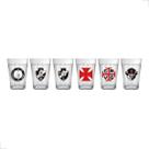 Copo Americano Conjunto 6 Vasco 190ML Licenciado Futebol Copo Americano Conjunto 6 Vasco 190ML Licenciado Futebol