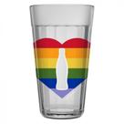 Copo Americano Vidro 450ml Coca-Cola Pride Coração Nadir Colecionável