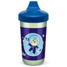 Copo Antivazamento Lillo Max Glow Azul Bico Anti Mordida