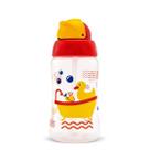 Copo antivazamento lolly viva com canudo de silicone 330ml neutro