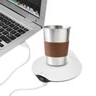 Copo aquecedor de refrigerador USB Coaster Yoidesu de uso duplo (branco)