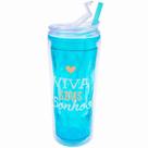 Copo Azul Viva Seus Sonhos 450ml - Projeto Kiwi