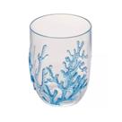 Copo Baixo Acrílico Coral Azul 465 ml Bon Gourmet