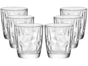 Copo Baixo De Vidro Bormioli Rocco 390 ml Diamond 6 Peças