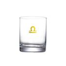 Copo baixo Zodiac em cristal 280ml libra -Bohemia