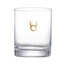 Copo baixo Zodiac em cristal 280ml touro -Bohemia