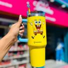 Copo Bob Esponja Canecão Tumbler Térmico Caneca 1,15L Zona Criativa