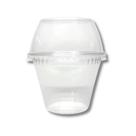 Copo Bolha com Tampa 250ml G677 Galvanotek com 50 unidades, e um copo para doces e sobremesas