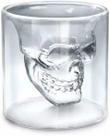 Copo Borosilicato Parede Dupla Caveira Café Whisky 2 Un 75ml Copo Borosilicato Parede Dupla Caveira Café Whisky 2 Un 75ml