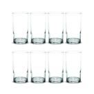 Copo Brooklyn 330ml Vidro Resistente Suco Agua Nadir - 8Un