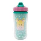 Copo Buba C/ Canudo 280ml +12m Fem Rosa/Girafa 12087