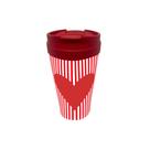 Copo Bucks Acrilico 470ml - Listrado Coração