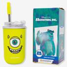 Copo C/canudo 300ml Mike Monstros S.A Licenciado Zona Criativa