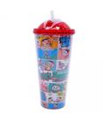Copo C/canudo 600ml Quadrinhos Turma Da Monica C/cubo De Gelo Mdf8809a-gb-c Minas - LC