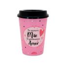 Copo Café 320ml Com Tampa Estilo Bucks Plástico Plasútil