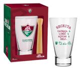 Copo Caipirinha Long Times de Futebol 400 ML sortidos Cor:Fluminense