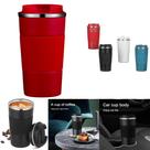 Copo Caneca Com Tampa seladora Infusor De Isolamento Térmico 510ml Quente Frio a vácuo