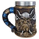 Copo Caneca Medieval Viking Chopp Hidromel Em Resina 600 Ml
